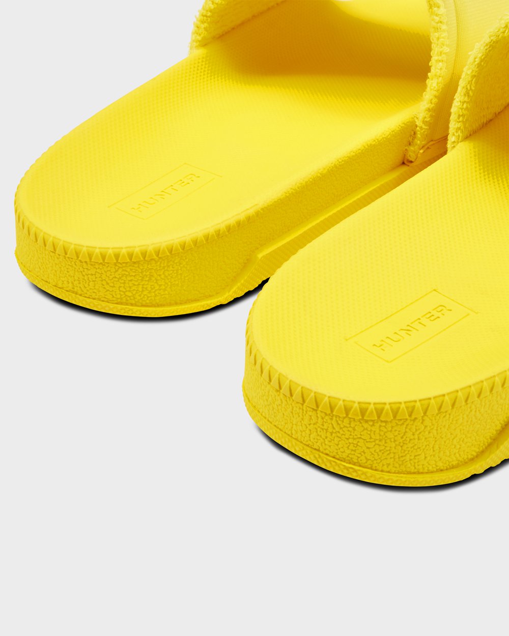 Womens Hunter Slides Yellow - Original Adjustable - 8537601-IC